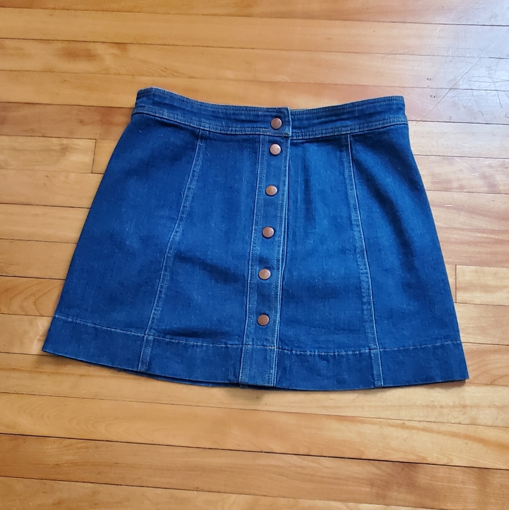 Madewell Denim Mini Skirt, Size 14, EUC